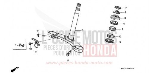 TIGE DE DIRECTION CBR600FN de 1992